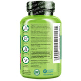 NATURELO Teen Multivitamin for Boys 12-18 displayed with a glass of water