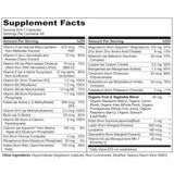 NATURELO Teen Multivitamins side view packaging