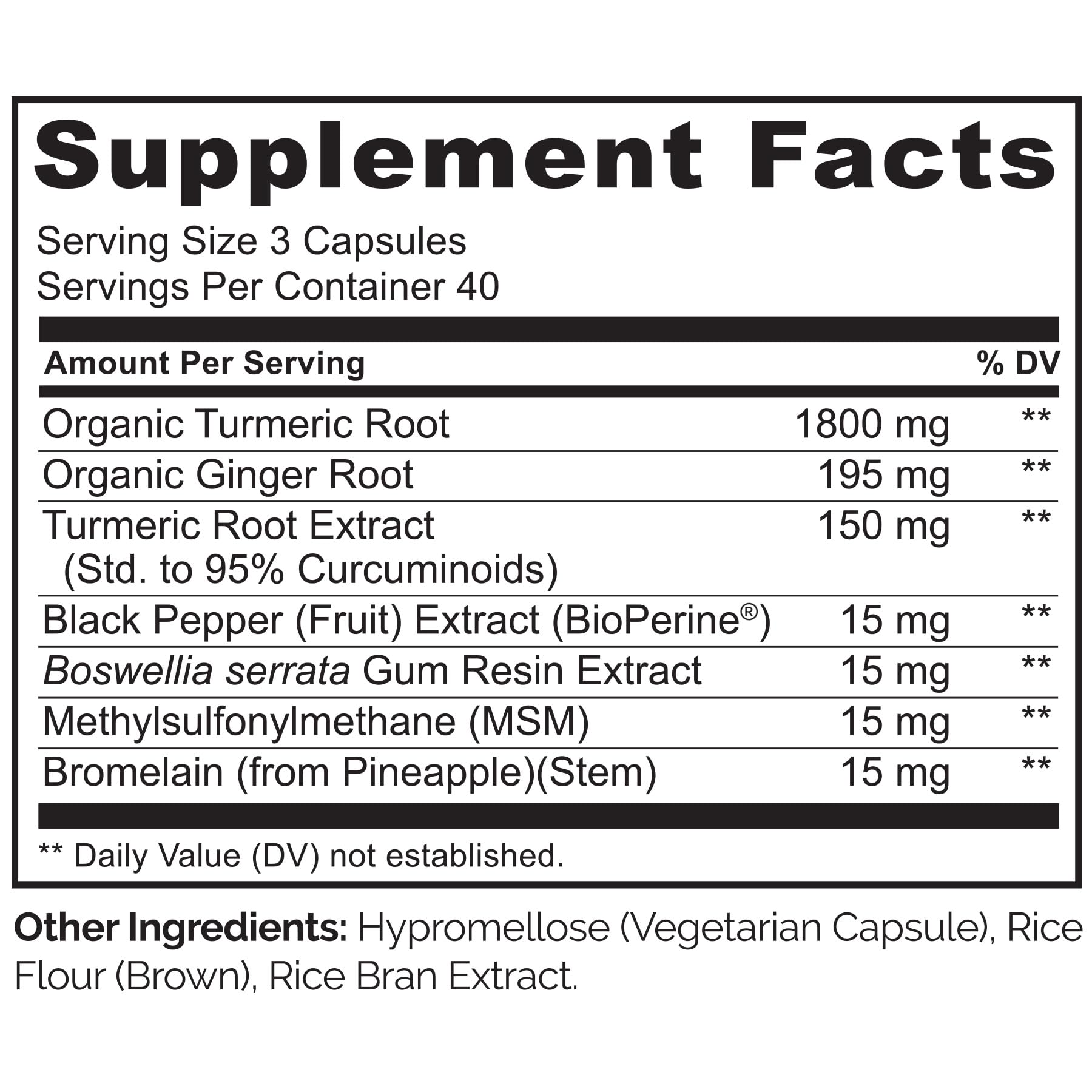 NATURELO Turmeric Joint Support Supplement packaging