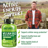 NATURELO Vegan B12 Supplement side view