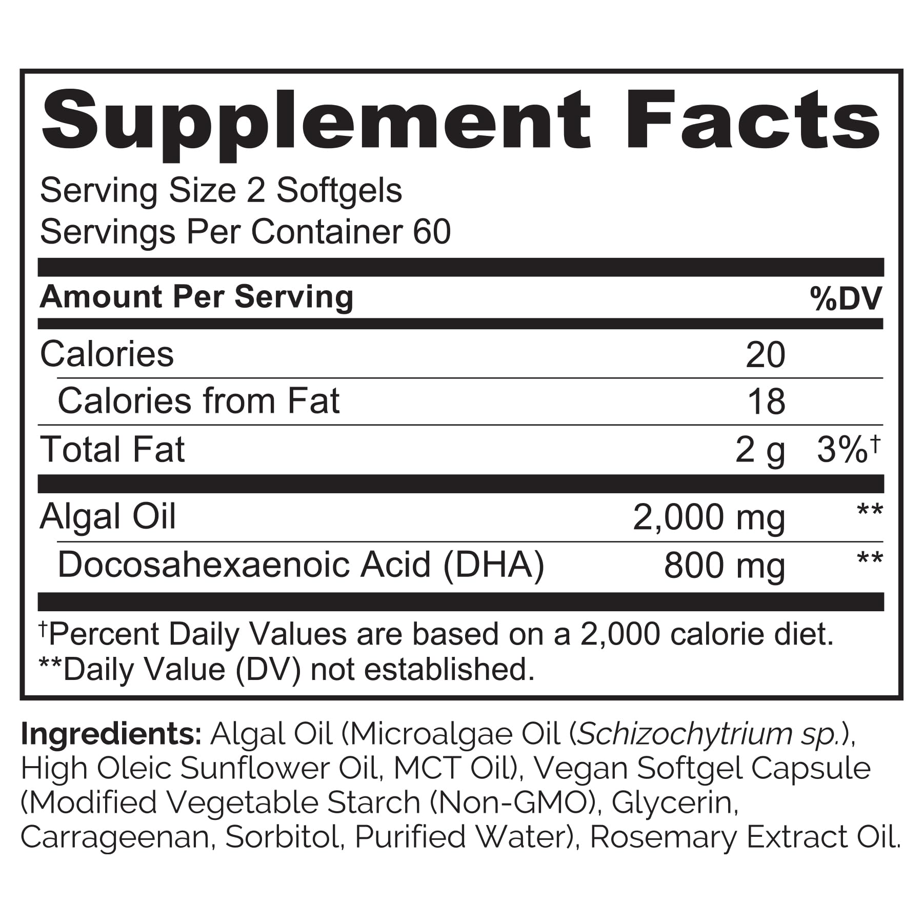 NATURELO Vegan DHA Supplement softgel close-up