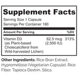 NATURELO Vegan Vitamin D3 68g packaging