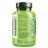 NATURELO Vegan Vitamin D3 supplement bottle with natural background