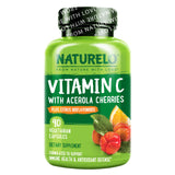 NATURELO Vitamin C Supplement 108g front view