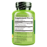 NATURELO Vitamin C Supplement capsules on a wooden table