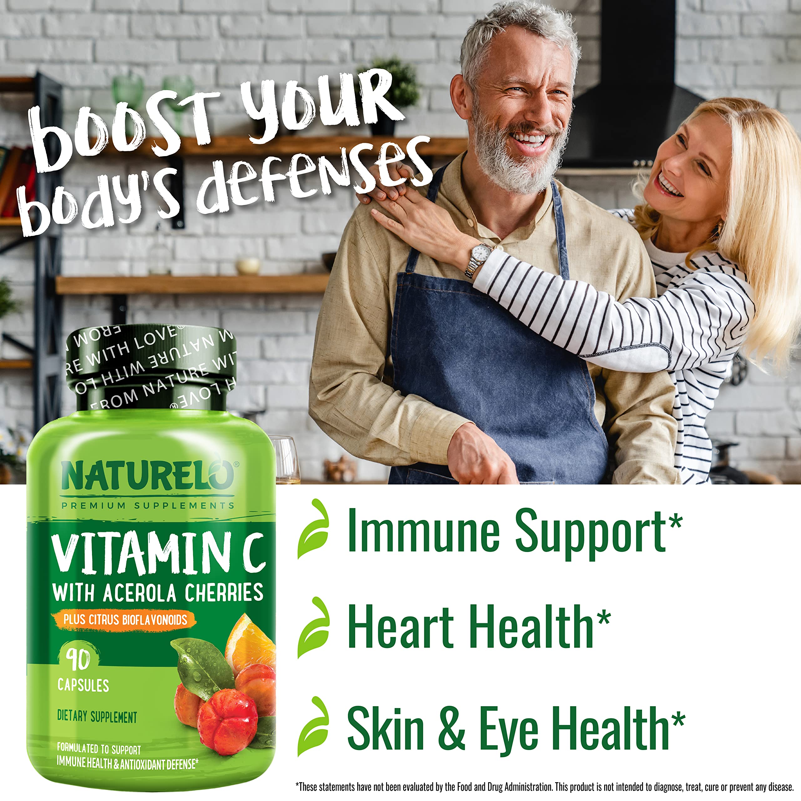 NATURELO Vitamin C Supplement packaging