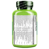 NATURELO Whole Food Multivitamin for Men 150g open bottle with capsules