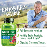 NATURELO Whole Food Multivitamin for Men ingredients list