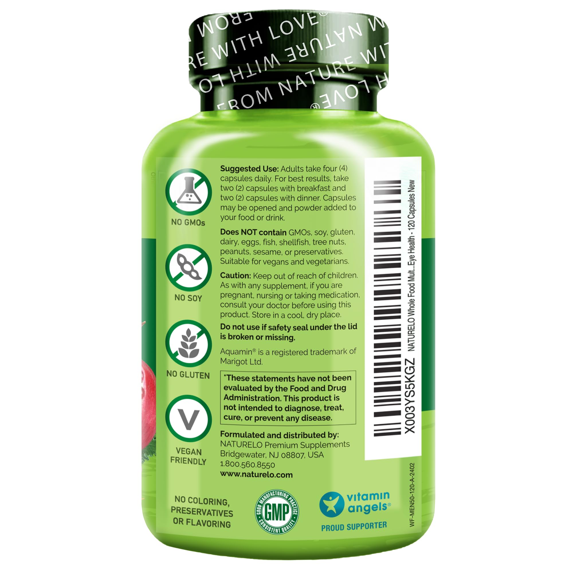 NATURELO Whole Food Multivitamin for Men lifestyle scene