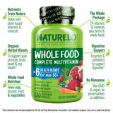 NATURELO Whole Food Multivitamin for Men side view