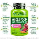 NATURELO Whole Food Multivitamins capsule close-up