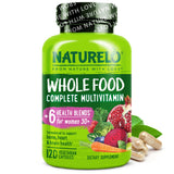 NATURELO Whole Food Multivitamins for Women 50+ front view