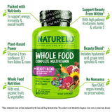 NATURELO Whole Food Multivitamins for Women capsule close-up