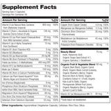 NATURELO Whole Food Multivitamins for Women packaging side view