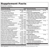 NATURELO Whole Food Multivitamins ingredients list