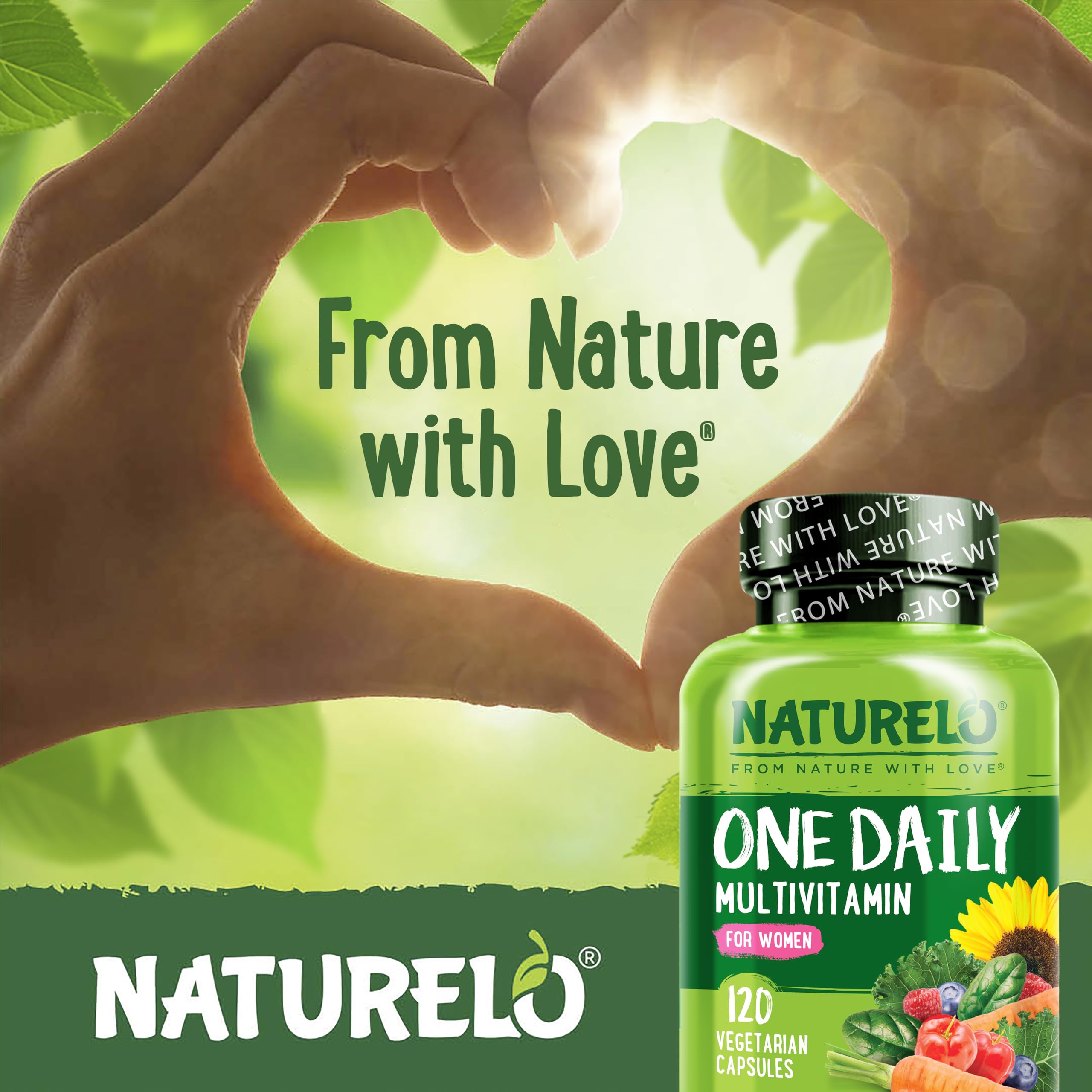 NATURELO Women's Multivitamins in a lifestyle setting