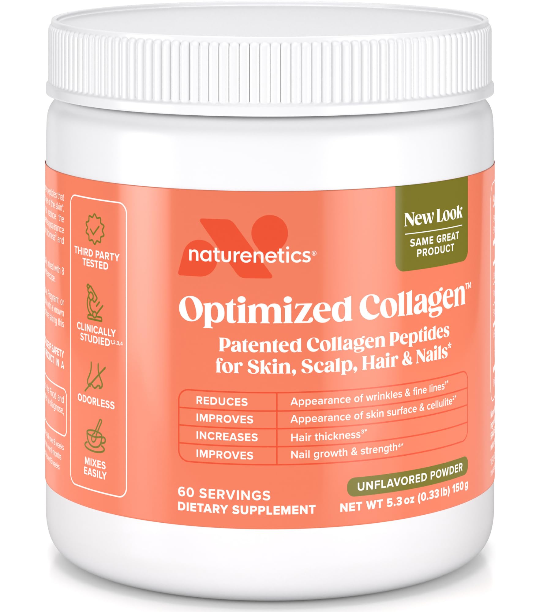 Naturenetics Collagen Powder 200g front view packaging