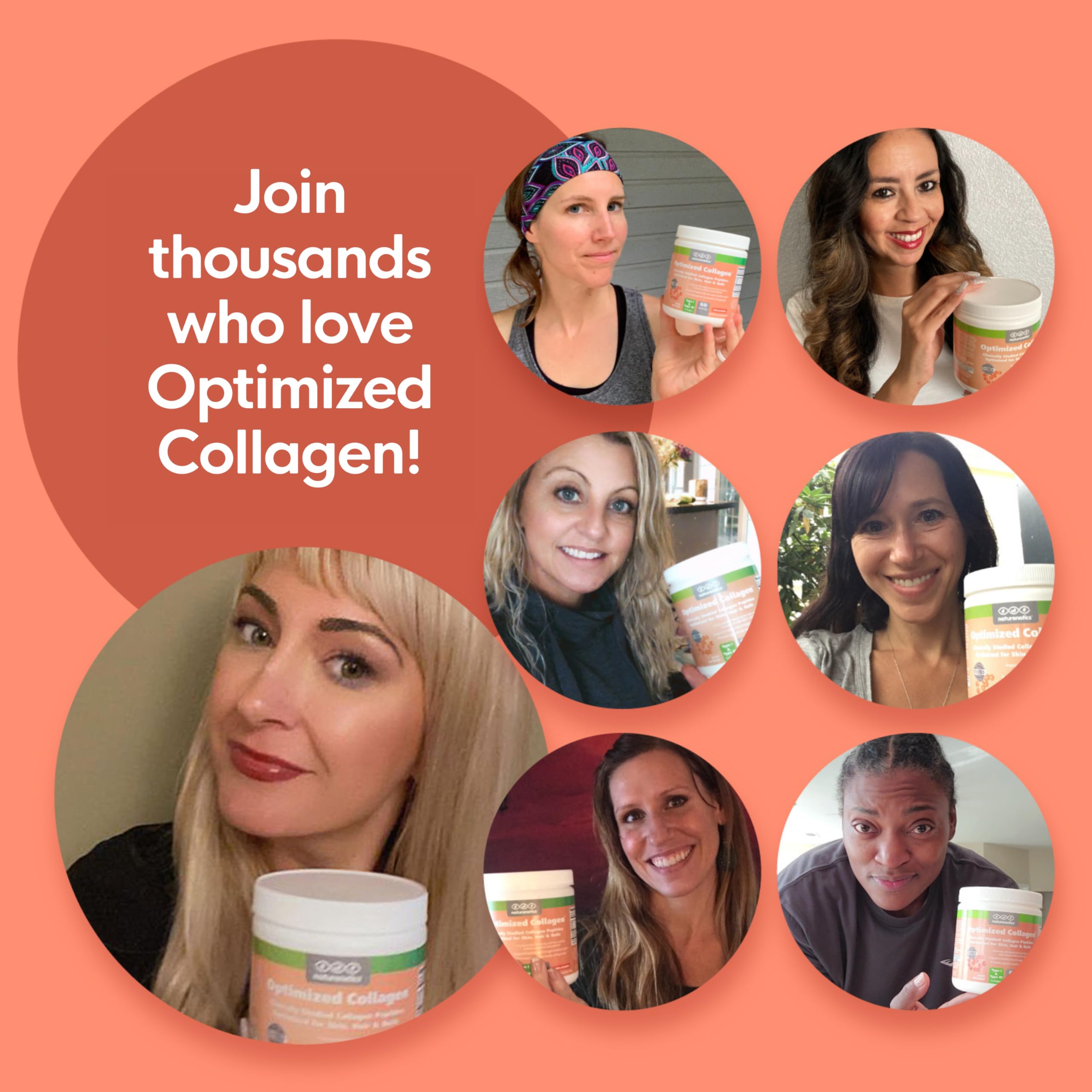 Naturenetics Collagen Powder 200g with a smoothie