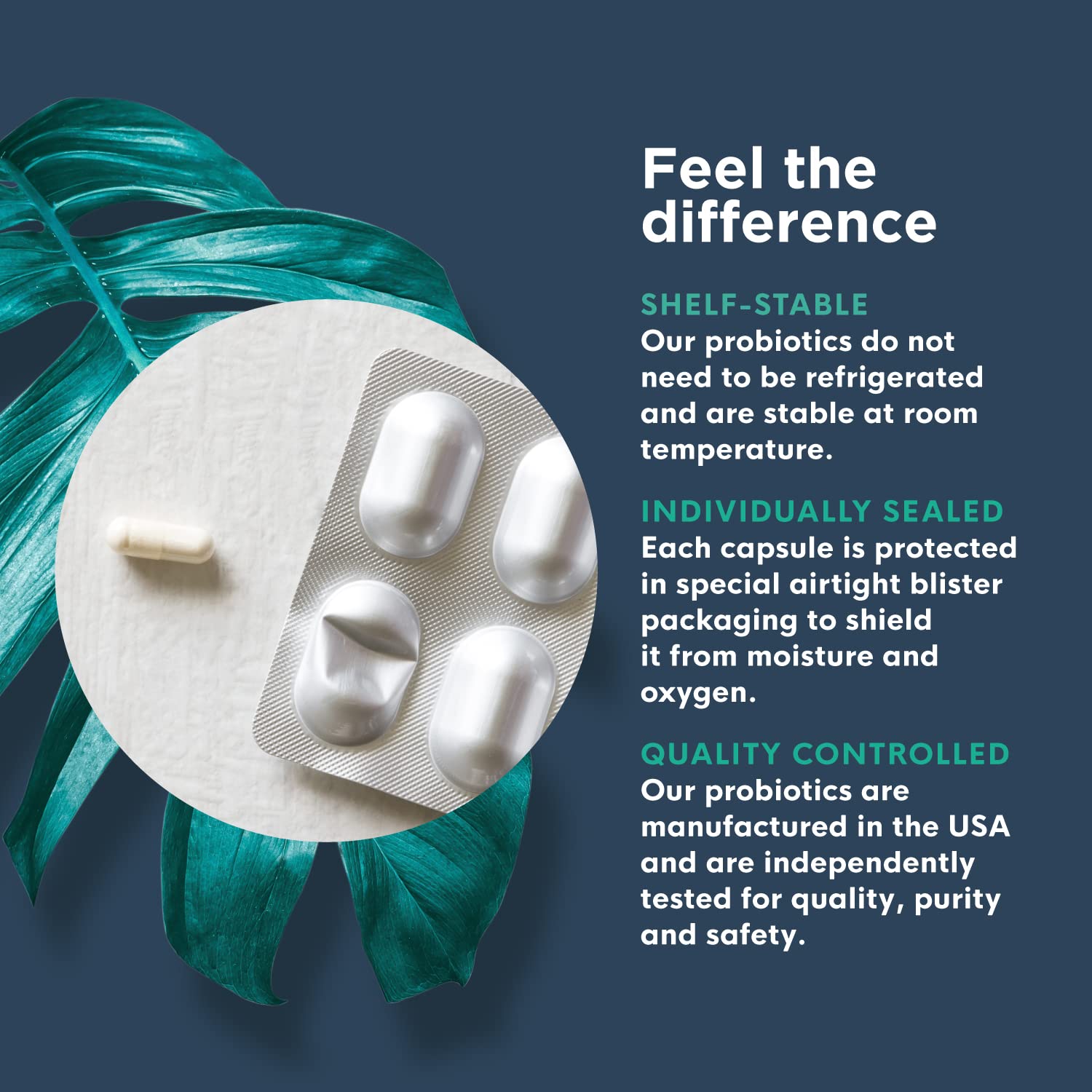 Naturenetics Flora Pro-Health Probiotics side view