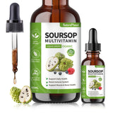 NaturePlanet Soursop Graviola Drops bottle with label