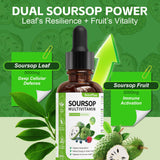 NaturePlanet Soursop Liquid Drops bottle with dropper