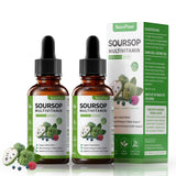 NaturePlanet Soursop Liquid Drops front view with dropper