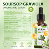 NaturePlanet Soursop Liquid Drops on wooden table