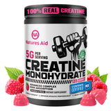Natures Aid Creatine Monohydrate Gummies bottle front view