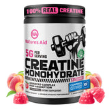 Natures Aid Creatine Monohydrate Gummies bottle front view
