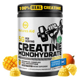 Natures Aid Creatine Monohydrate Gummies bottle front view
