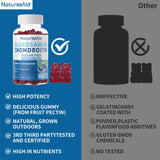 Natures Aid Glucosamine Chondroitin Gummies package dimensions