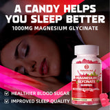 Natures Aid Magnesium Glycinate Gummies 1000mg gummies in hand