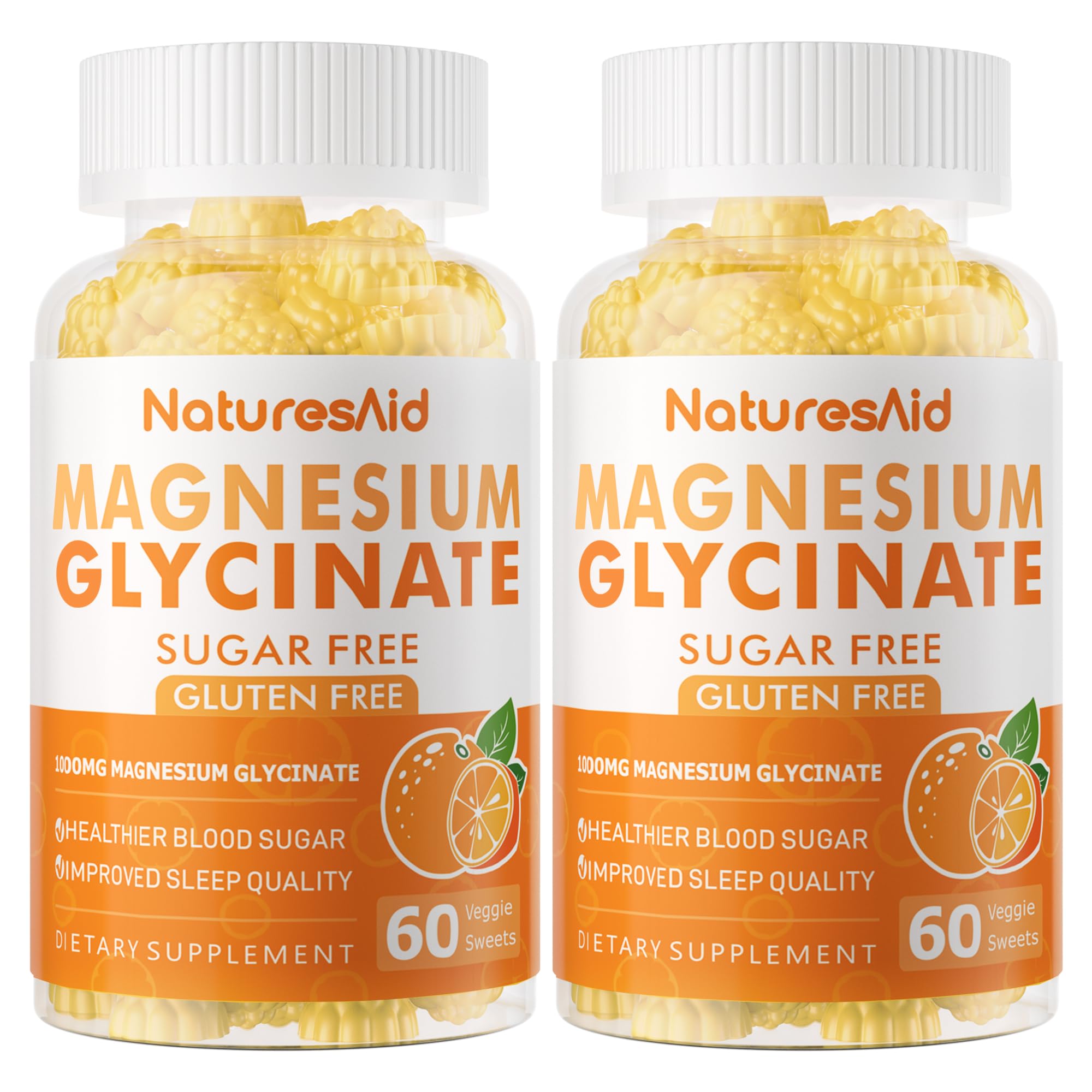 Natures Aid Magnesium Gummies 1000mg front view