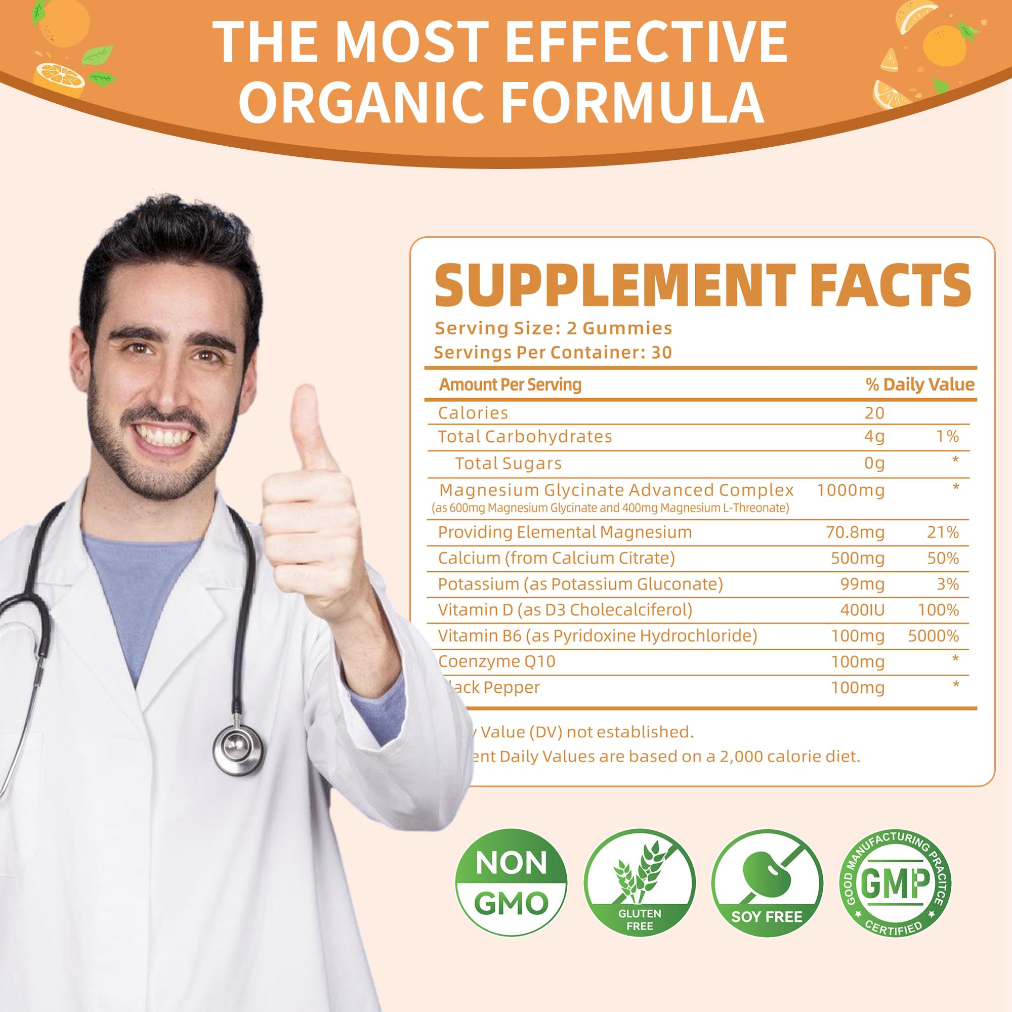 Natures Aid Magnesium Gummies 1000mg ingredients list