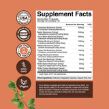 Natures Craft 10X Mushroom Blend Supplement packaging
