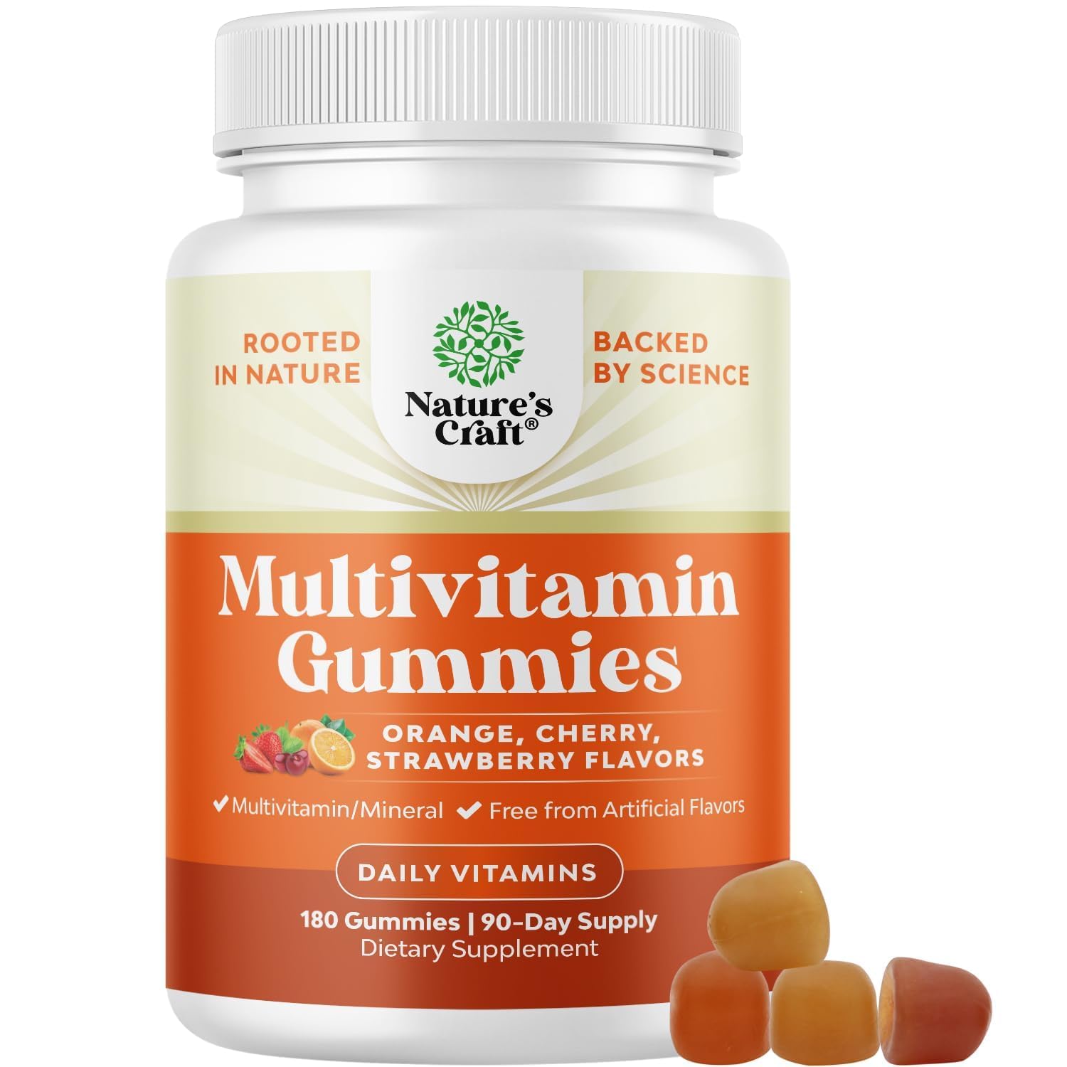 Natures Craft Adult Gummy Multivitamins front view with packaging