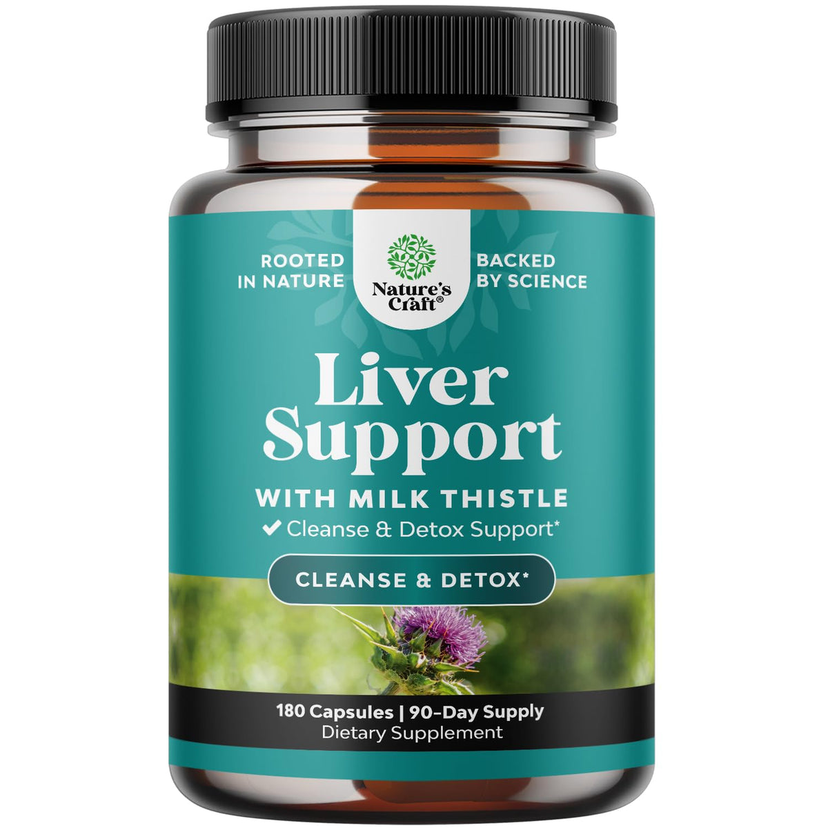 Natures Craft Artichoke Liver Support Supplement 60 Capsules front view
