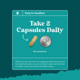 Natures Craft Artichoke Liver Support Supplement 60 Capsules on a wooden table