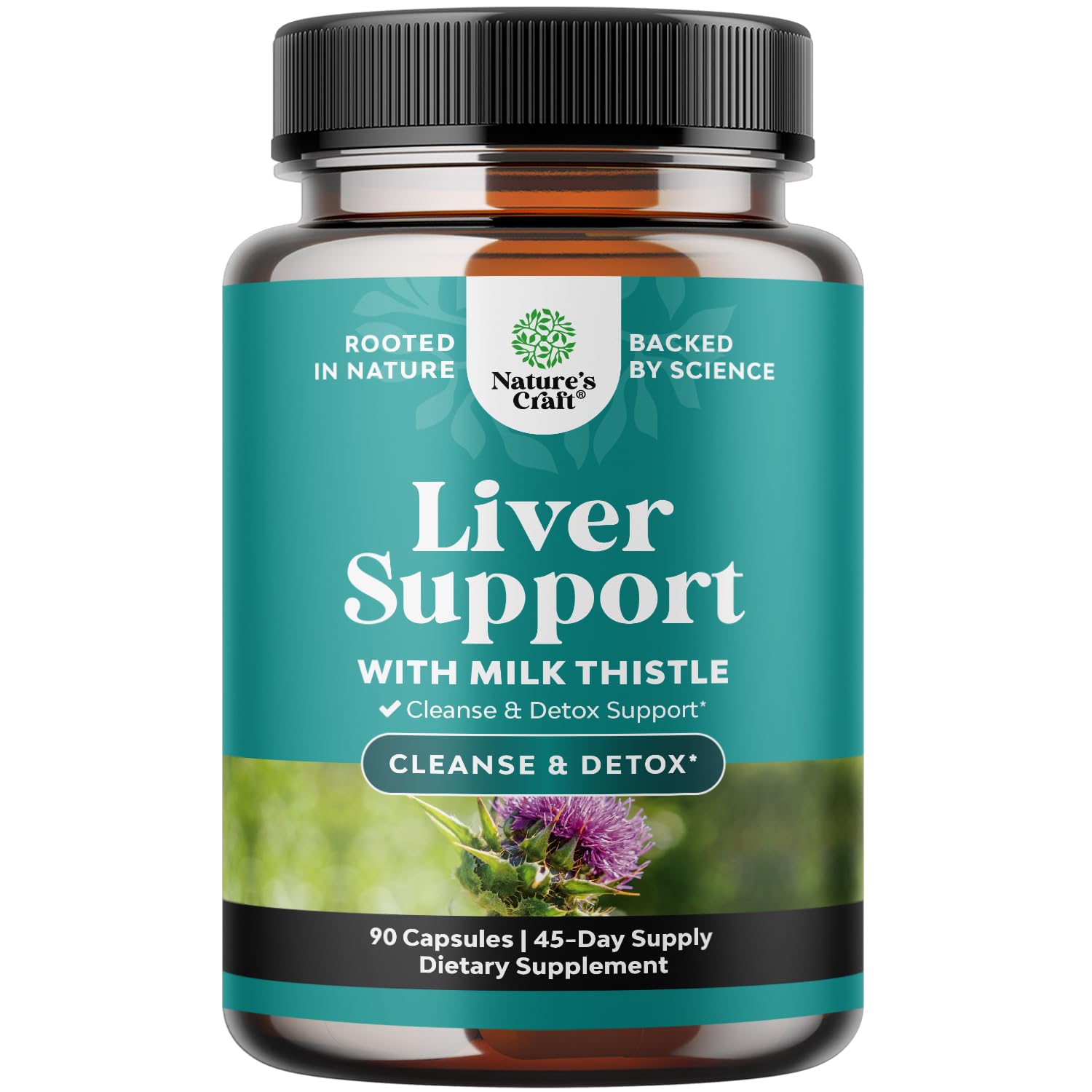 Natures Craft Artichoke Liver Support Supplement front view