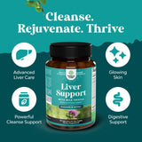 Natures Craft Artichoke Liver Support Supplement side view