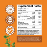 Natures Craft B-Complex Vitamin Supplement 150g back view