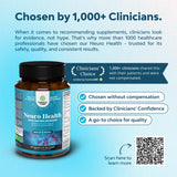 Natures Craft Bacopa Monnieri capsules on a wooden table