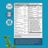 Natures Craft Bacopa Monnieri capsules with ingredients display