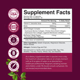 Natures Craft Biotin Collagen Peptides Capsules bottle with label