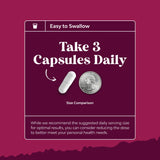 Natures Craft Biotin Collagen Peptides Capsules with measuring spoon