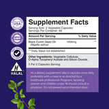 Natures Craft Black Seed Oil Capsules bottle with label