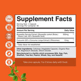 Natures Craft Boswellia Serrata with Turmeric capsules close-up