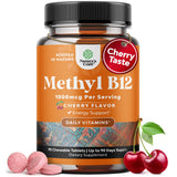 Natures Craft Cherry B12 Chewables 1000mcg front view