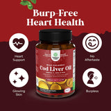 Natures Craft Cod Liver Oil Capsules bottle with label