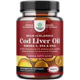 Natures Craft Cod Liver Oil Softgels 1000mg front view
